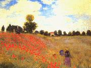 Poppies at Argenteuil Claude Monet